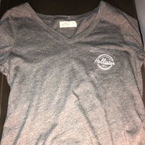 Hollister Short Sleeve Grey Shirt